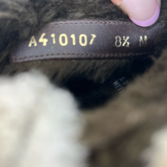 Stuart Weitzman Shearling Suede Boots with Faux Fur Size 8.5M - Picture 8 of 8